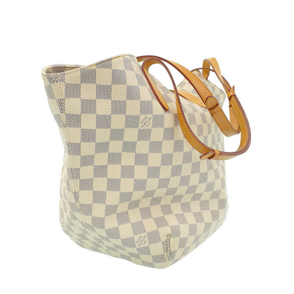 Louis Vuitton Azur Tote Salina Bag Damier White